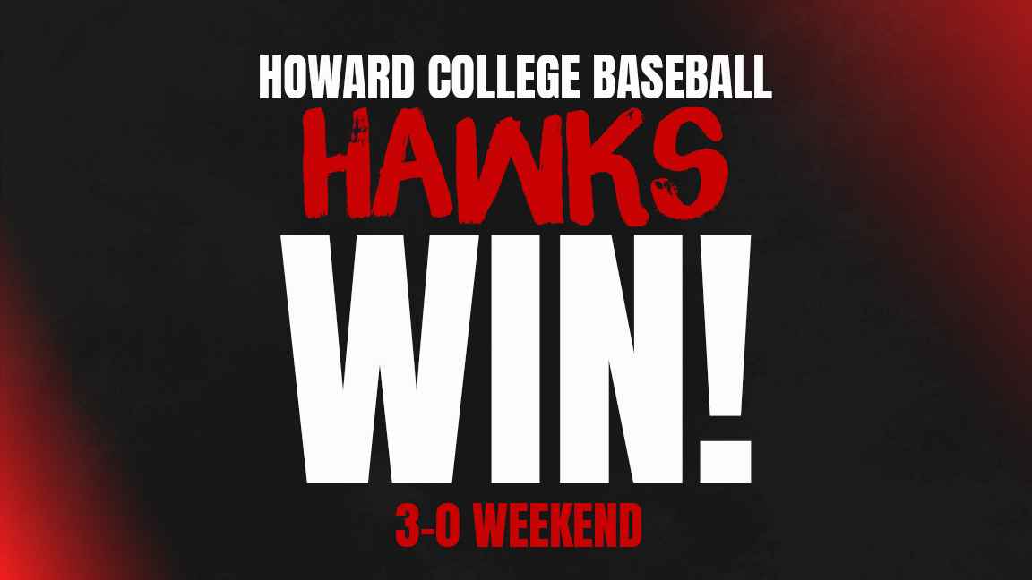 Howard College Baseball Secures Trio of Wins in Houston Over the Weekend