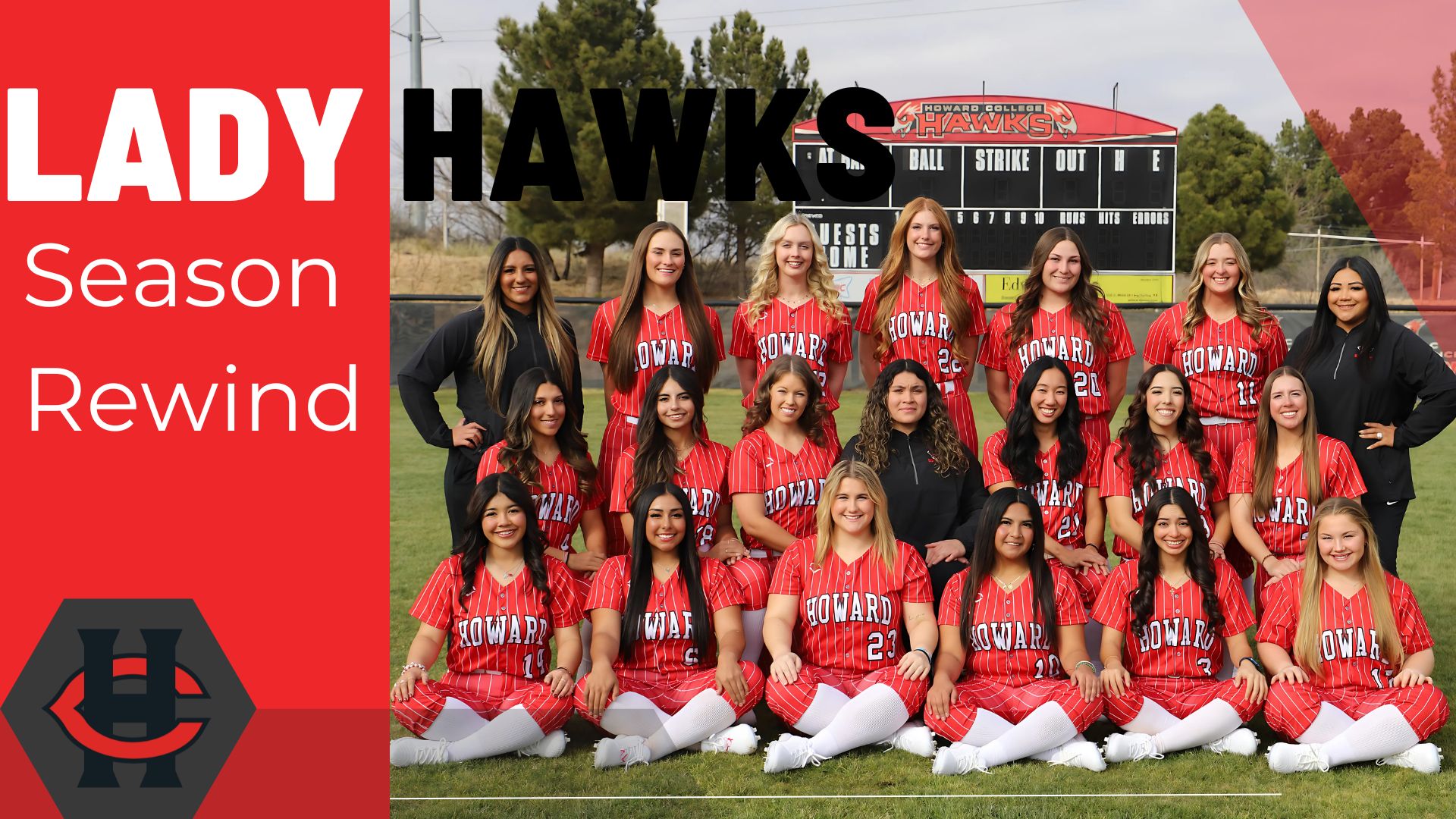 Graphic for Hawks Softball 