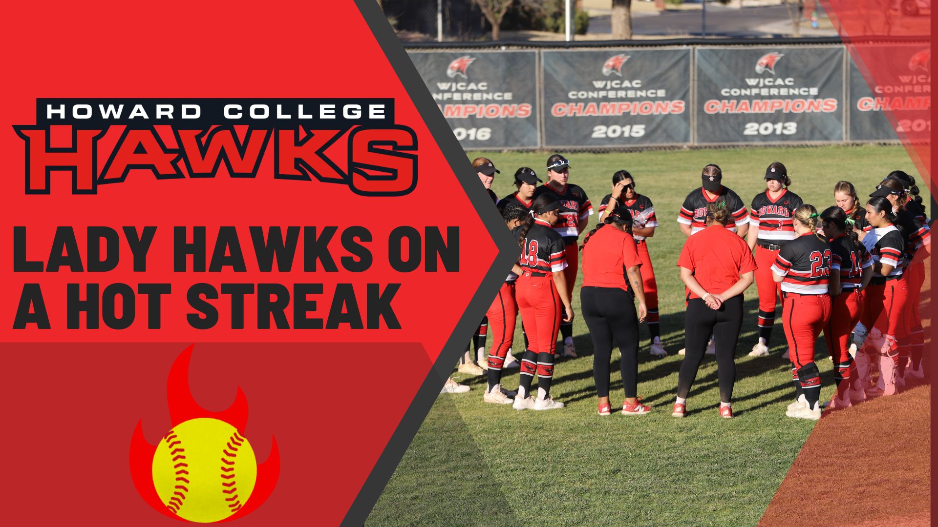 graphic of Hawk Softball 